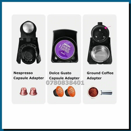 ماكنه الكبسولات 3 ب 1 Multi-Capsule Coffee Machine