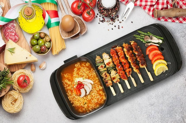 Electric Heating smarthome Grill 2in1 شواية كهربائية لتحضير الاكل