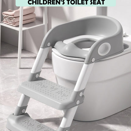 مقعد مرحاض بسلم لتدريب الأطفال Children's toilet seat