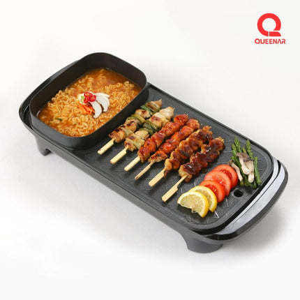 Electric Heating smarthome Grill 2in1 شواية كهربائية لتحضير الاكل