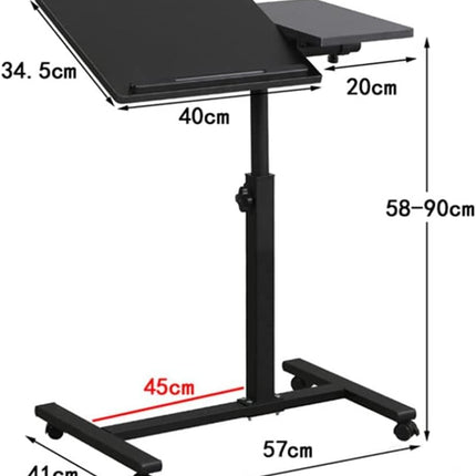 طاولات خاصة للاب توب و الاكل بجانب السرير folding computer desk