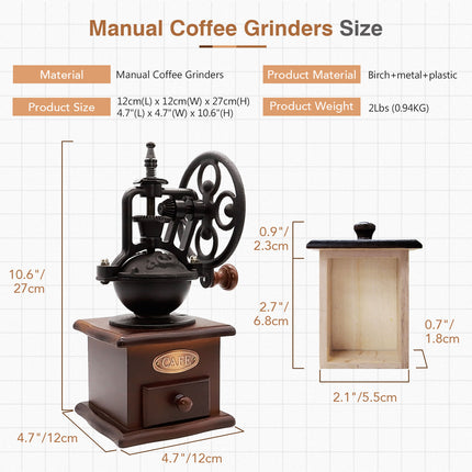 مطحنة قهوة يدوية Manual Coffee Grinder
