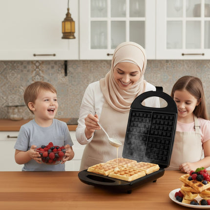 آلة صنع الوافل المنزلية 4 خانات