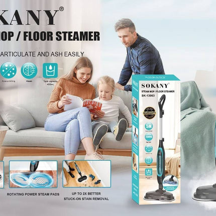 ممسحة البخار الدواره المزدوجة  من SOKANY