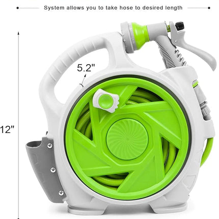 بكرة بربيش مع بربيش بطول 15 متر - Garden Mini Hose Reel 15m High Quality