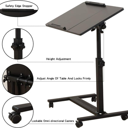 طاولات خاصة للاب توب و الاكل بجانب السرير folding computer desk