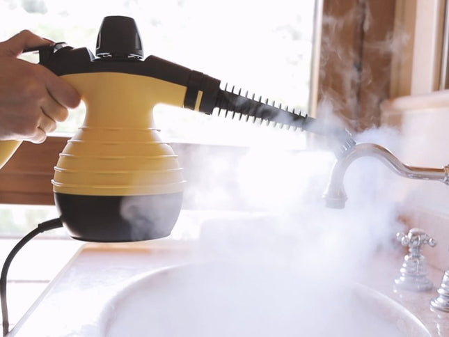 الة التنظيف بالبخار الاصفر steam cleaner من سايونا بقوة 1000 واط