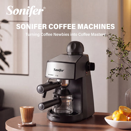ماكينة 2×1 قهوة أسبريسو و قهوة الاميريكان sonifer Steam Espresso maker sf-3557