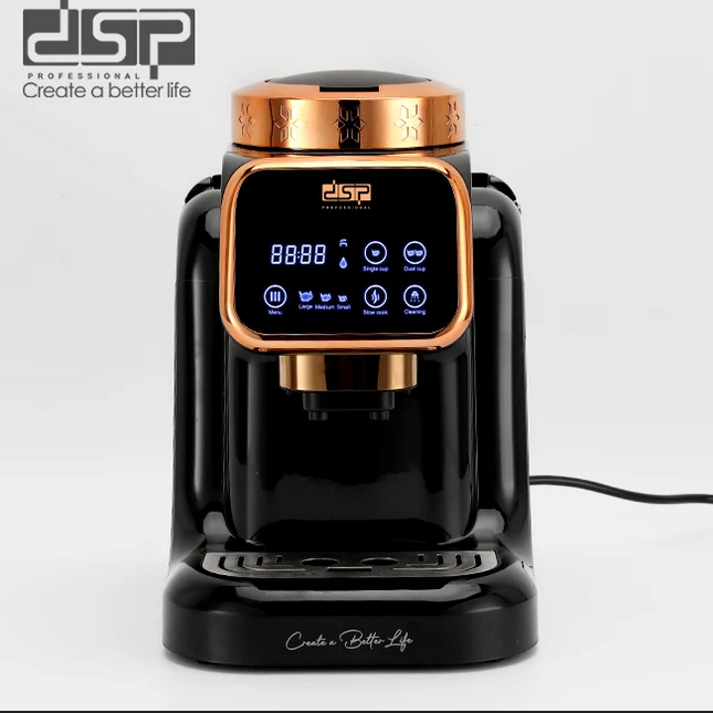 ماكينة قهوة تركي أوتوماتيك بشاشة لمس DSP KA3185