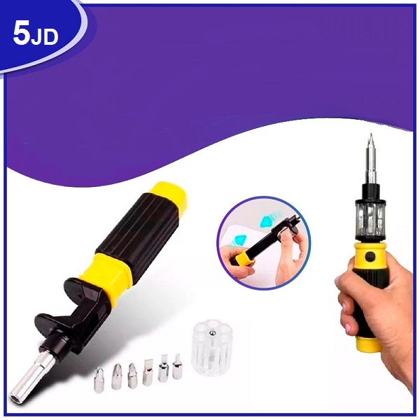 مفك براغي 6 في 1 - عالم المنتجات